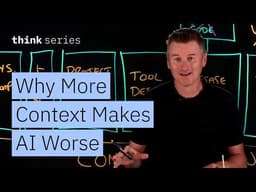 Context rot is real: your agent needs less context, not more. video thumbnail