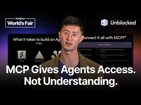 Agent building is easy. Context is where agents still fail. video thumbnail