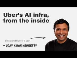Uber's AI edge isn't agents. It's a decade of platform work. video thumbnail