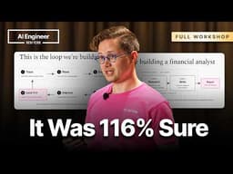 Stop shipping AI agents on vibes: evaluate what you can't predict video thumbnail
