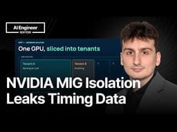 Your GPU Neighbor Can Identify Your Model from Timing Alone video thumbnail