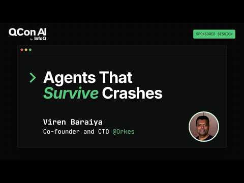 Durable Agents Need Workflow Engines, Not Whole-Loop Sandboxes video thumbnail