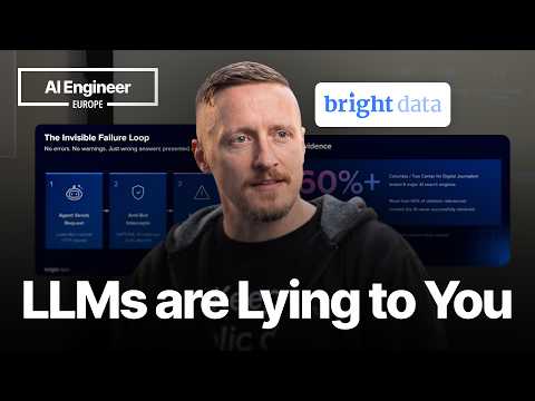 Your Agent's Biggest Lie: "I Searched the Web" — Rafael Levi, Bright Data video thumbnail