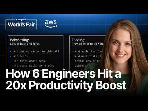 Amazon's 4.5x AI productivity gains come from workflow changes, not tools video thumbnail