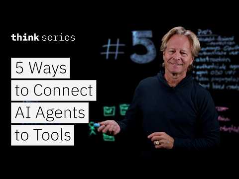 Five patterns for agent-tool connections: security grows, complexity follows video thumbnail
