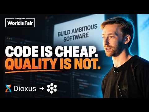 When AI coding agents produce slop: the architecture lesson from Dioxus video thumbnail