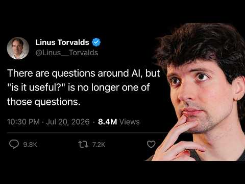 Linus Torvalds just made AI adoption a leadership mandate in open source video thumbnail