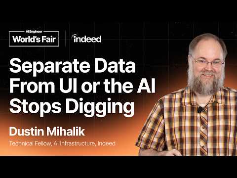 MCP apps fail without data-model separation — Indeed's practical lesson video thumbnail