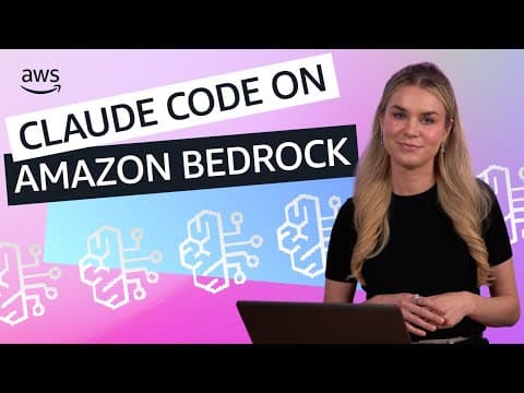 Running Claude Code on Amazon Bedrock video thumbnail